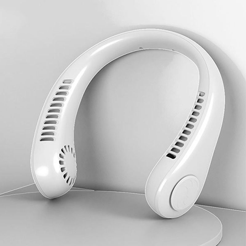 ❄️LAST DAY 75% OFF ✨Portable Neck Fan, Bladeless Wearable Personal Fan, Hands-Free Cooling for Outdoor & Office