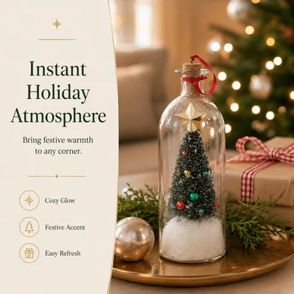 Mr. Christmas 8" Recordable Christmas Tree Message In A Bottle