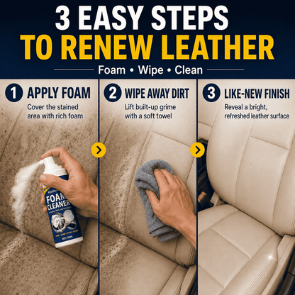 Erase Years of Dirt in Seconds — Powerful Deep-Clean Foam for Your Entire Car Interior
