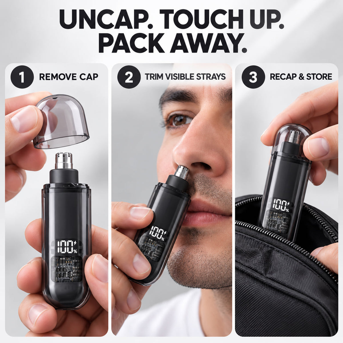 ❤️USB-C Nose Hair Trimmer
