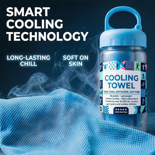 Cold Sweat Towel You Can Use Anywhere, Anytime! Reusable Soft Absorbent Cooling Portable