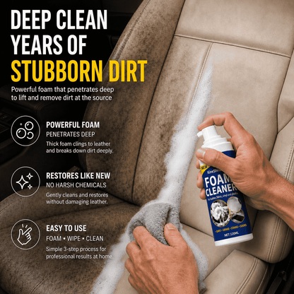 Erase Years of Dirt in Seconds — Powerful Deep-Clean Foam for Your Entire Car Interior