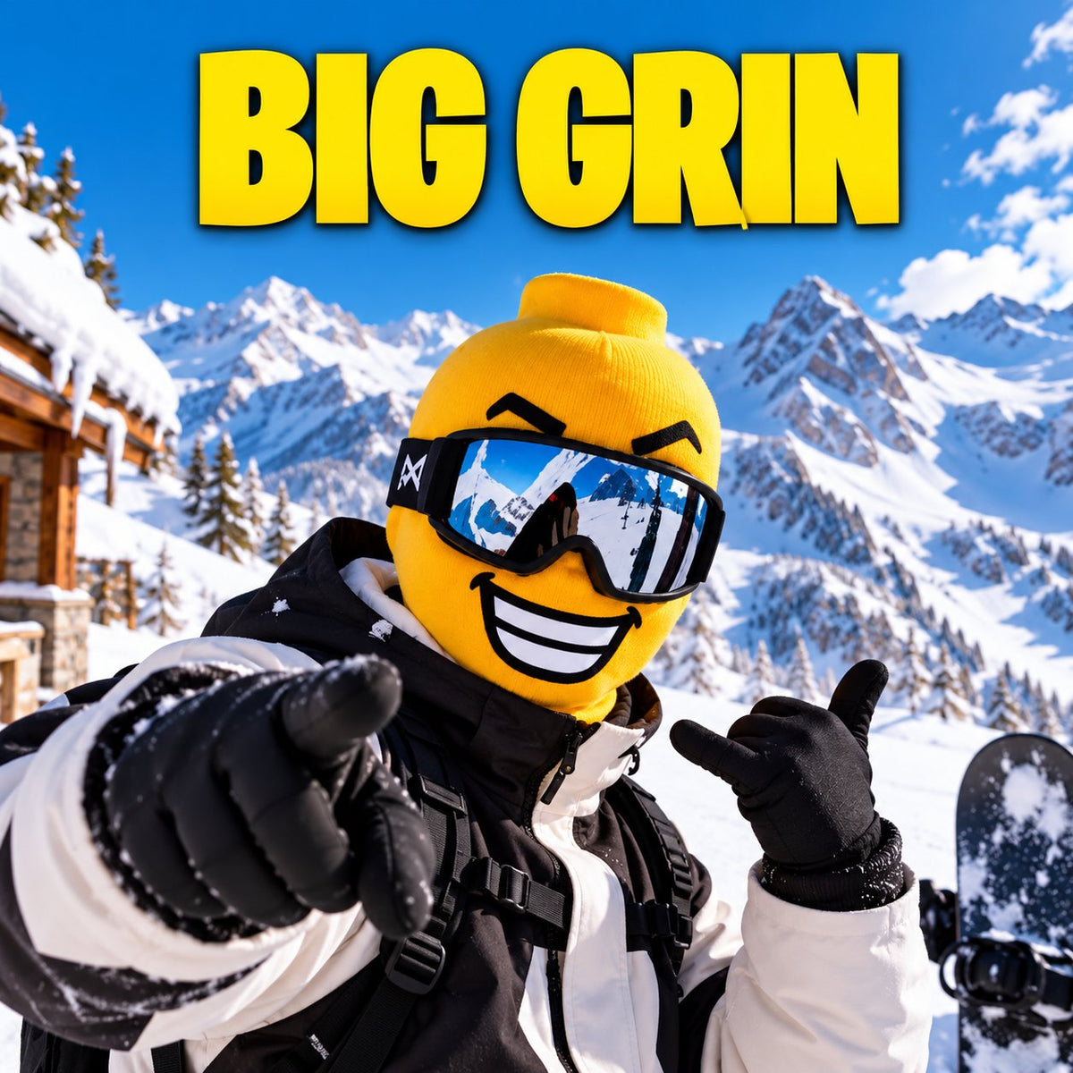 Real-Life Brick Figure Ski Mask – Become a Living Toy Character!