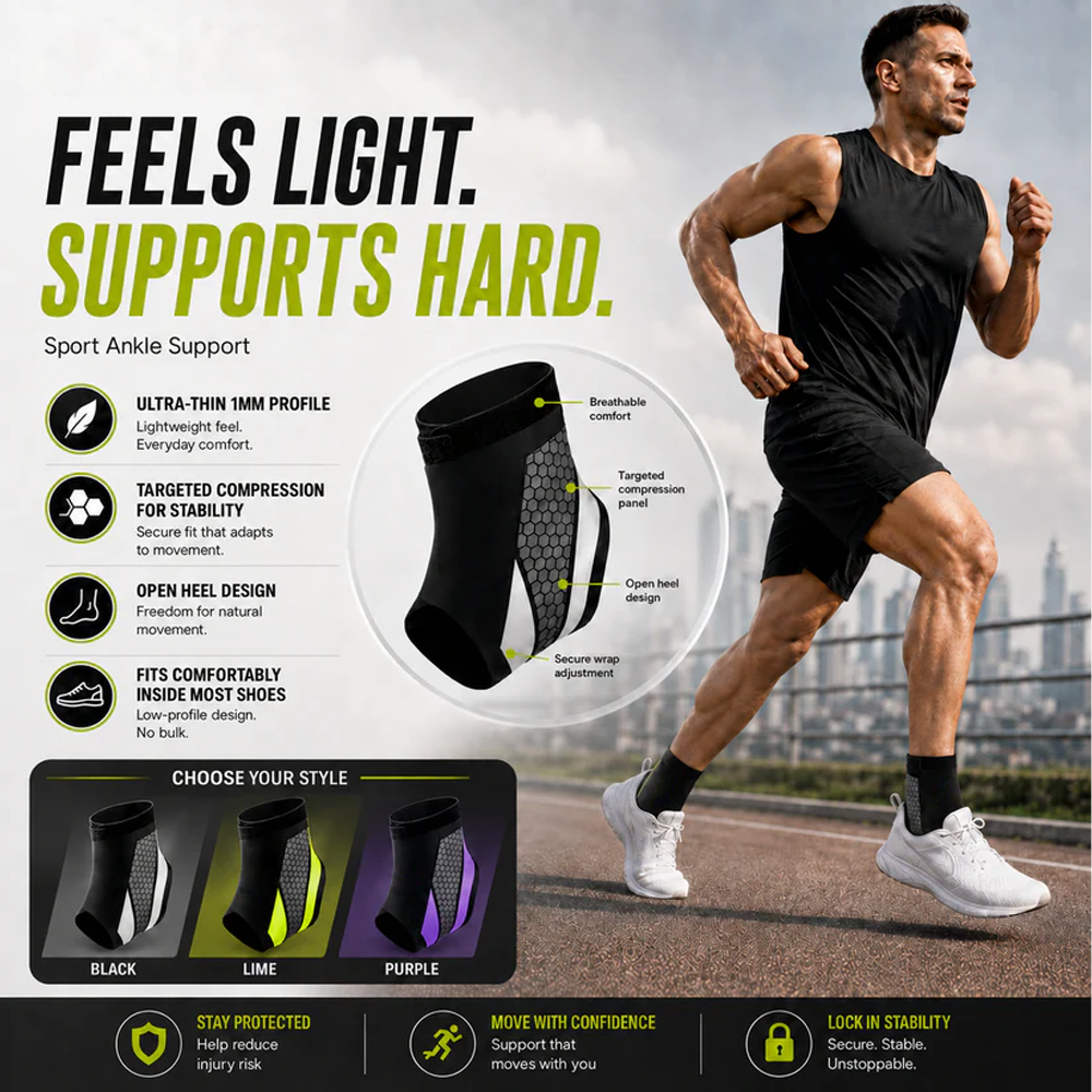 Ankle Support Brace for Sprains and Stability Protection