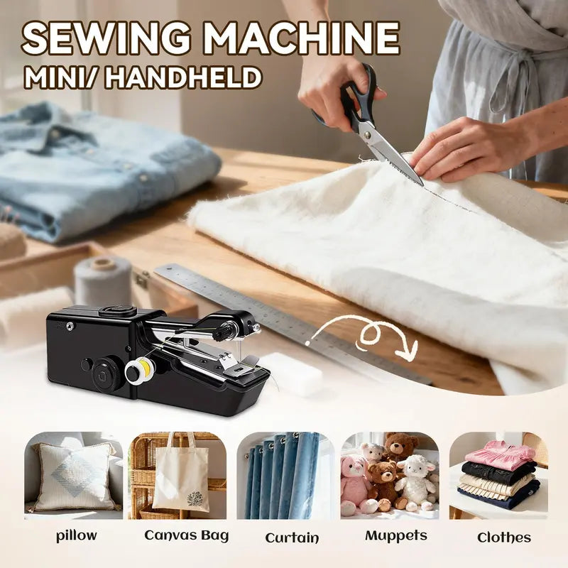 🧵 Sewing Made Simple | Portable Household Mini Sewing Machine for Beginners ✨