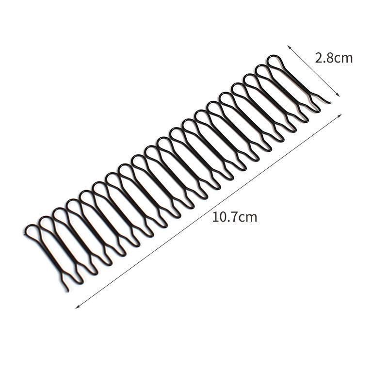5PCS U-Shape Hair Styling Clips – Stretchable Wavy Design for Easy Bangs & Flyaway Fixing, Creating Buns, Updos & More Hairstyles