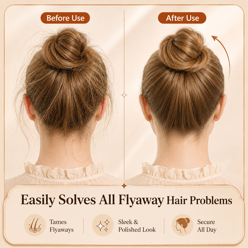5PCS U-Shape Hair Styling Clips – Stretchable Wavy Design for Easy Bangs & Flyaway Fixing, Creating Buns, Updos & More Hairstyles 🌵