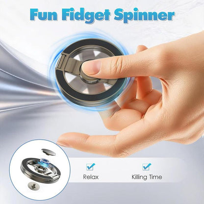 2026 New Magnetic Fidget Phone Stand – 360° Foldable MagSafe Grip, Spinner & Hands-Free Holder