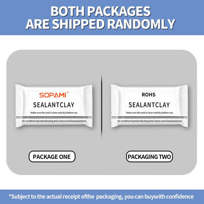Eco-Friendly Sealant Clay – Waterproof Moldable Caulk Putty for Air Conditioner Holes, Wall Cracks & Pipe Gaps, Strong Adhesion Repair Sealant