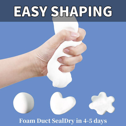 Eco-Friendly Sealant Clay – Waterproof Moldable Caulk Putty for Air Conditioner Holes, Wall Cracks & Pipe Gaps, Strong Adhesion Repair Sealant