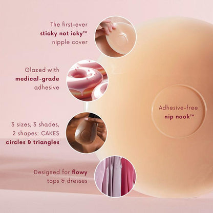 Reusable Invisible Silicone Nipple Covers – Seamless Breast Covers