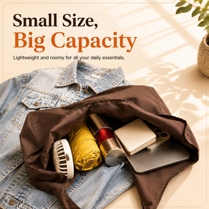 Pocket-Sized Foldable Tote – Clips to Your Keys and Opens in Seconds