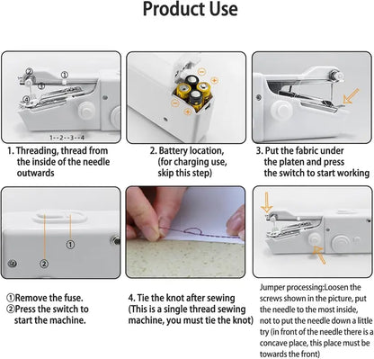 🧵 Sewing Made Simple | Portable Household Mini Sewing Machine for Beginners ✨