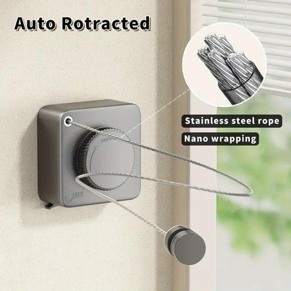 Heavy-Duty Retractable Clothes Line