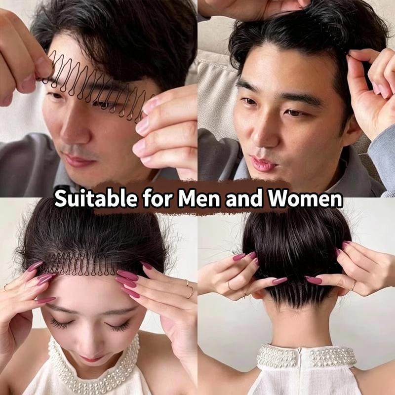 5PCS U-Shape Hair Styling Clips – Stretchable Wavy Design for Easy Bangs & Flyaway Fixing, Creating Buns, Updos & More Hairstyles