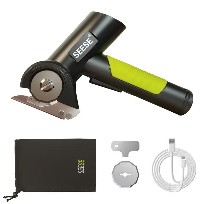 Cordless Rechargeable Electric Scissors – Portable Cutter for Fabric, Cardboard, Carpet