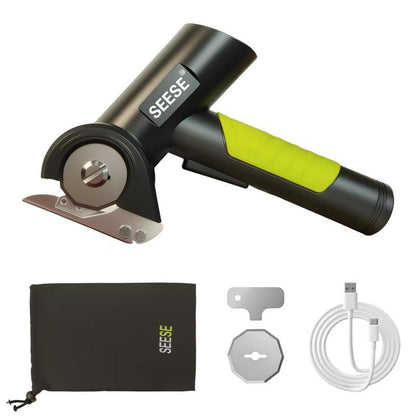 Cordless Rechargeable Electric Scissors – Portable Cutter for Fabric, Cardboard, Carpet