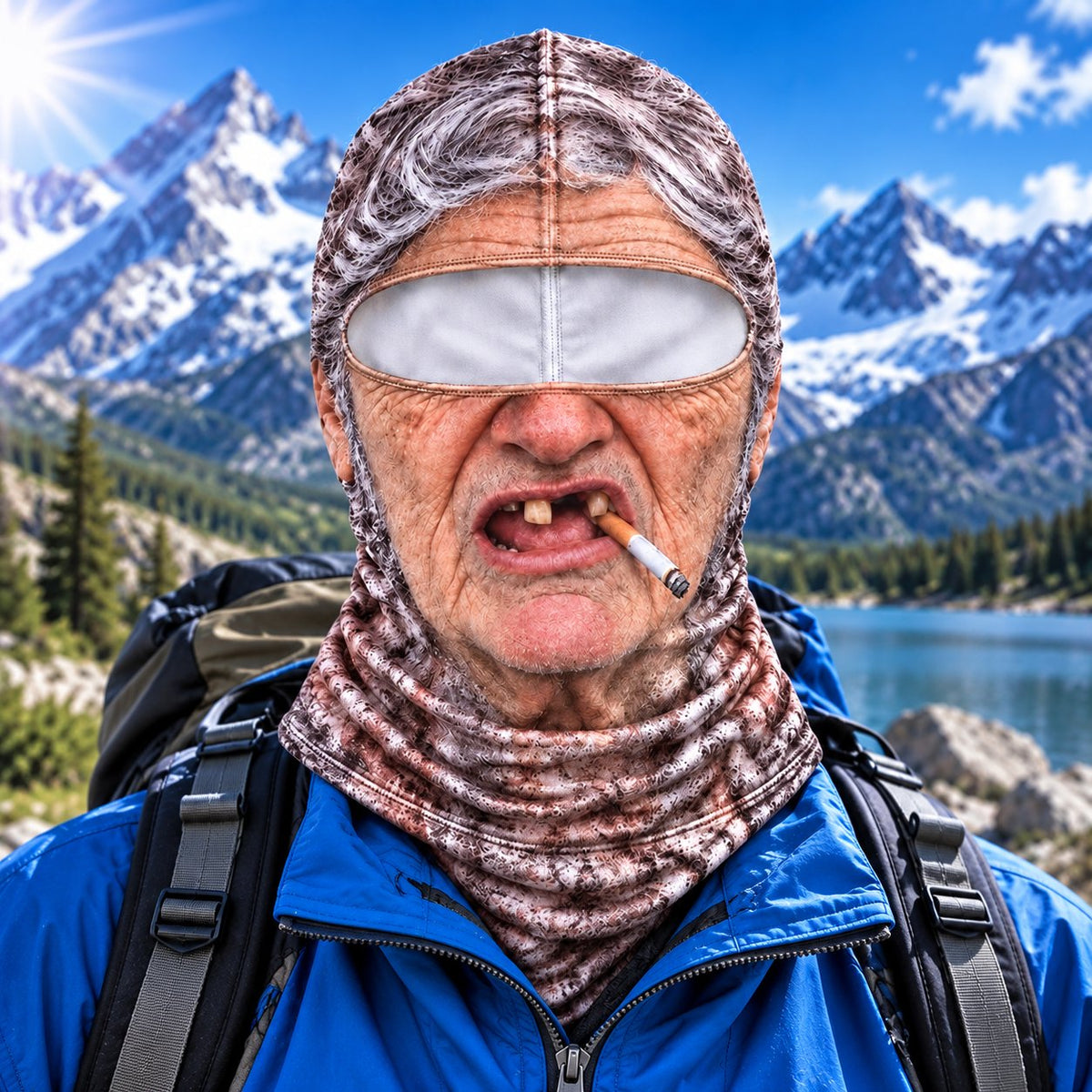 Realistic Face Ski Mask – Funny 3D Balaclava