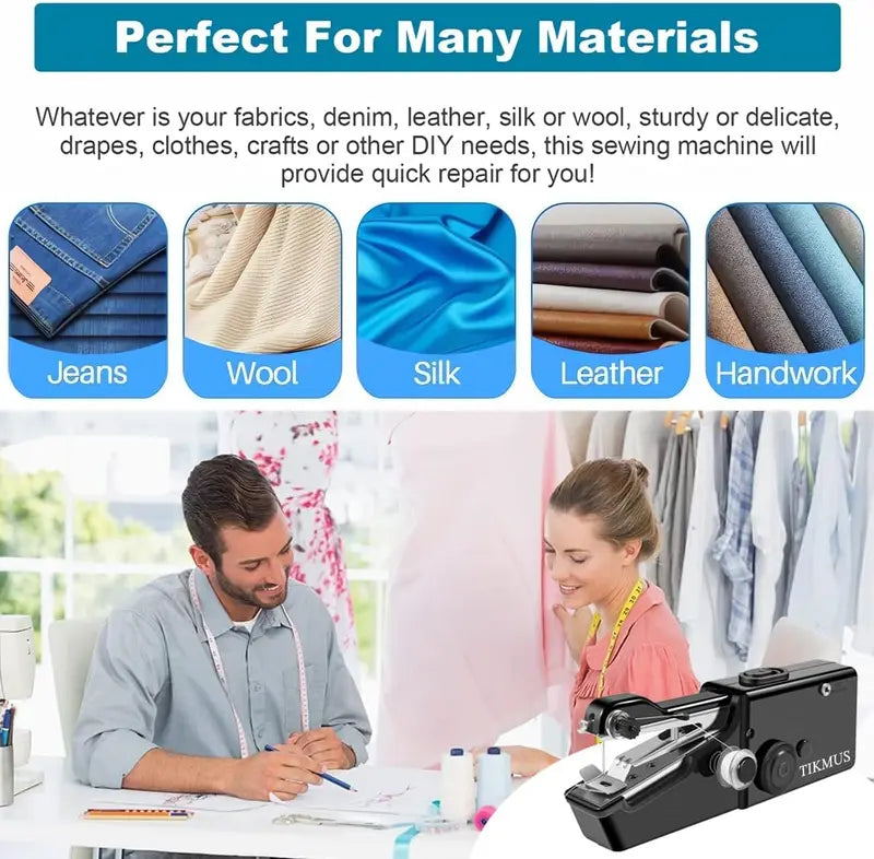 🧵 Sewing Made Simple | Portable Household Mini Sewing Machine for Beginners ✨