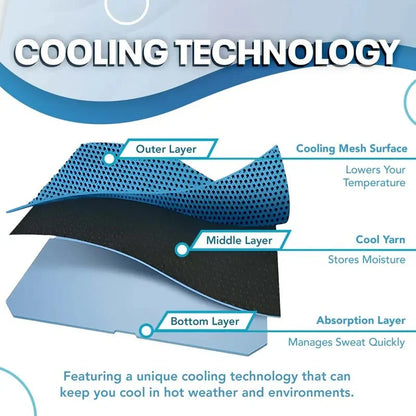 Cold Sweat Towel You Can Use Anywhere, Anytime! Reusable Soft Absorbent Cooling Portable