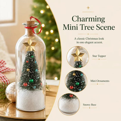 Mr. Christmas 8" Recordable Christmas Tree Message In A Bottle