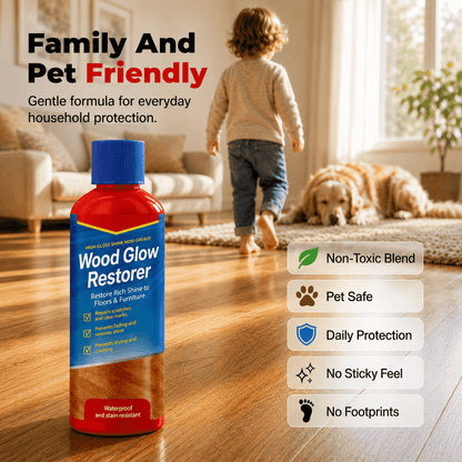 Wood Glow Restorer – Restore Rich Shine to Floors & Furniture