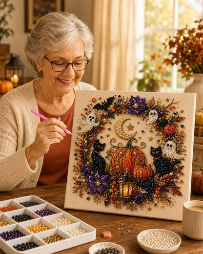 Halloween Diamond Pearl Art Kit