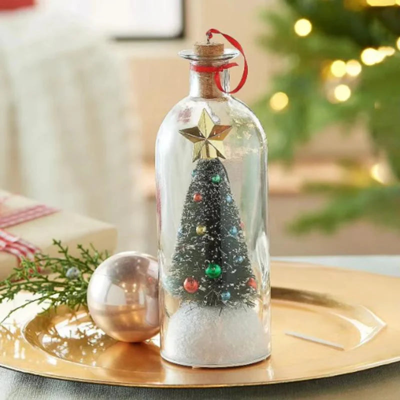 Mr. Christmas 8" Recordable Christmas Tree Message In A Bottle