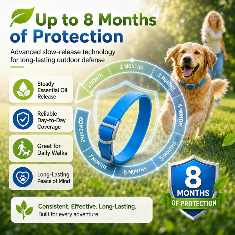 Natural Essential Oil Flea & Tick Collar for Pets
