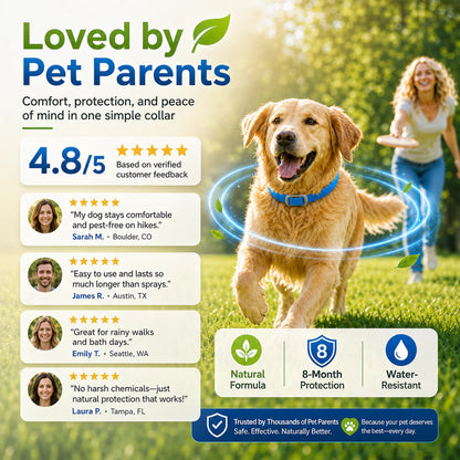 Natural Essential Oil Flea & Tick Collar for Pets