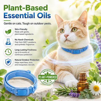 Natural Essential Oil Flea & Tick Collar for Pets