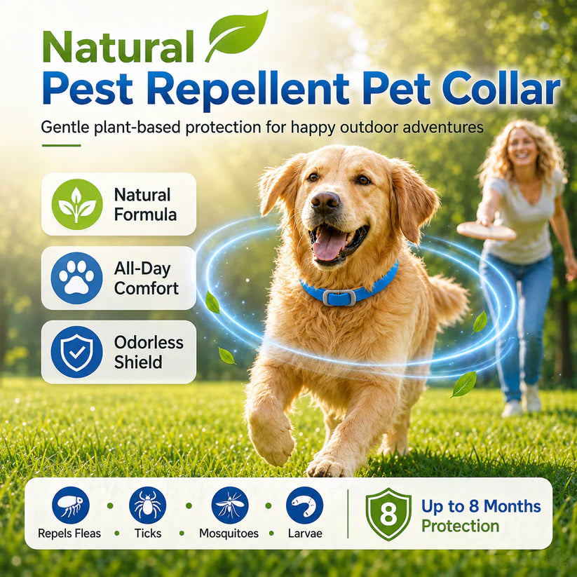 Natural Essential Oil Flea & Tick Collar for Pets
