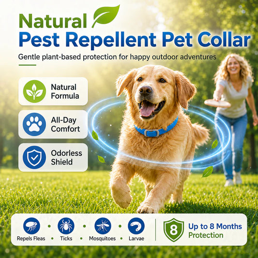 Natural Essential Oil Flea & Tick Collar for Pets