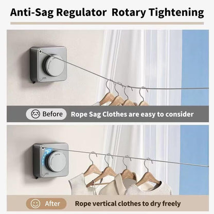 Heavy-Duty Retractable Clothes Line