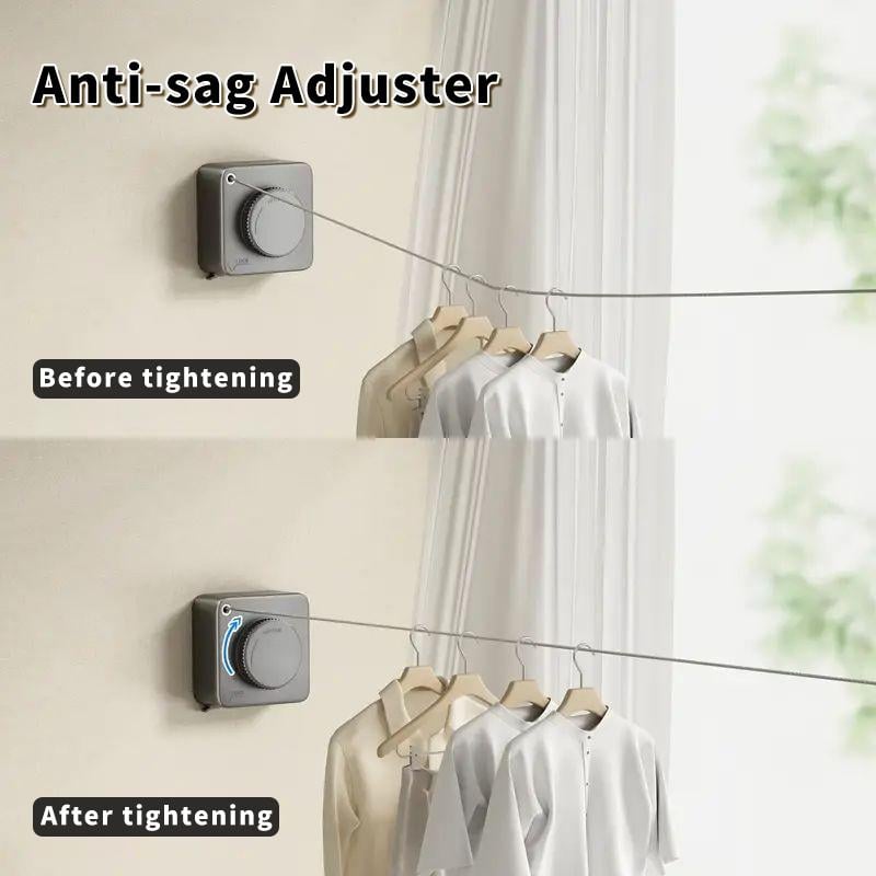 Heavy-Duty Retractable Clothes Line