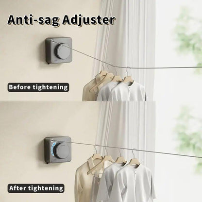 Heavy-Duty Retractable Clothes Line