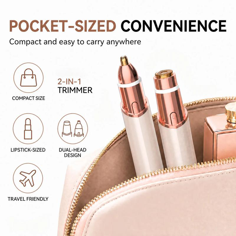 2-in-1 Women's Facial & Eyebrow Hair Trimmer