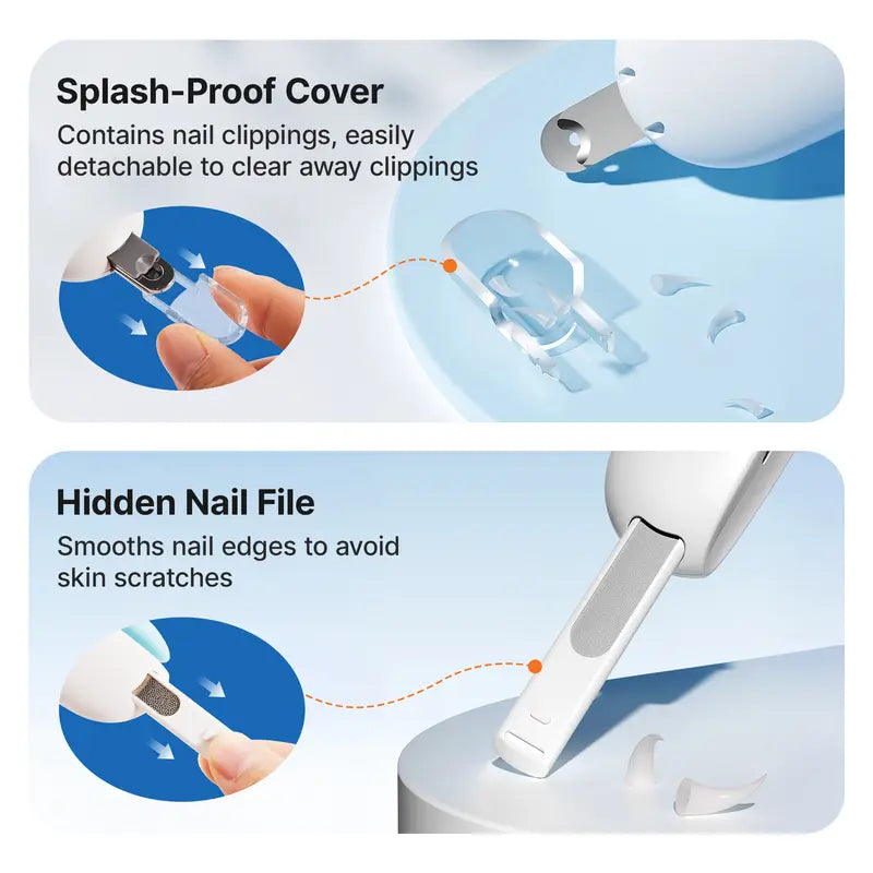 🐱Helloadorn® Cat Nail Clipper with 4 Adjustable Sizes & Built-in Hidden Nail File