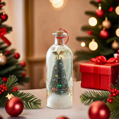 Mr. Christmas 8" Recordable Christmas Tree Message In A Bottle