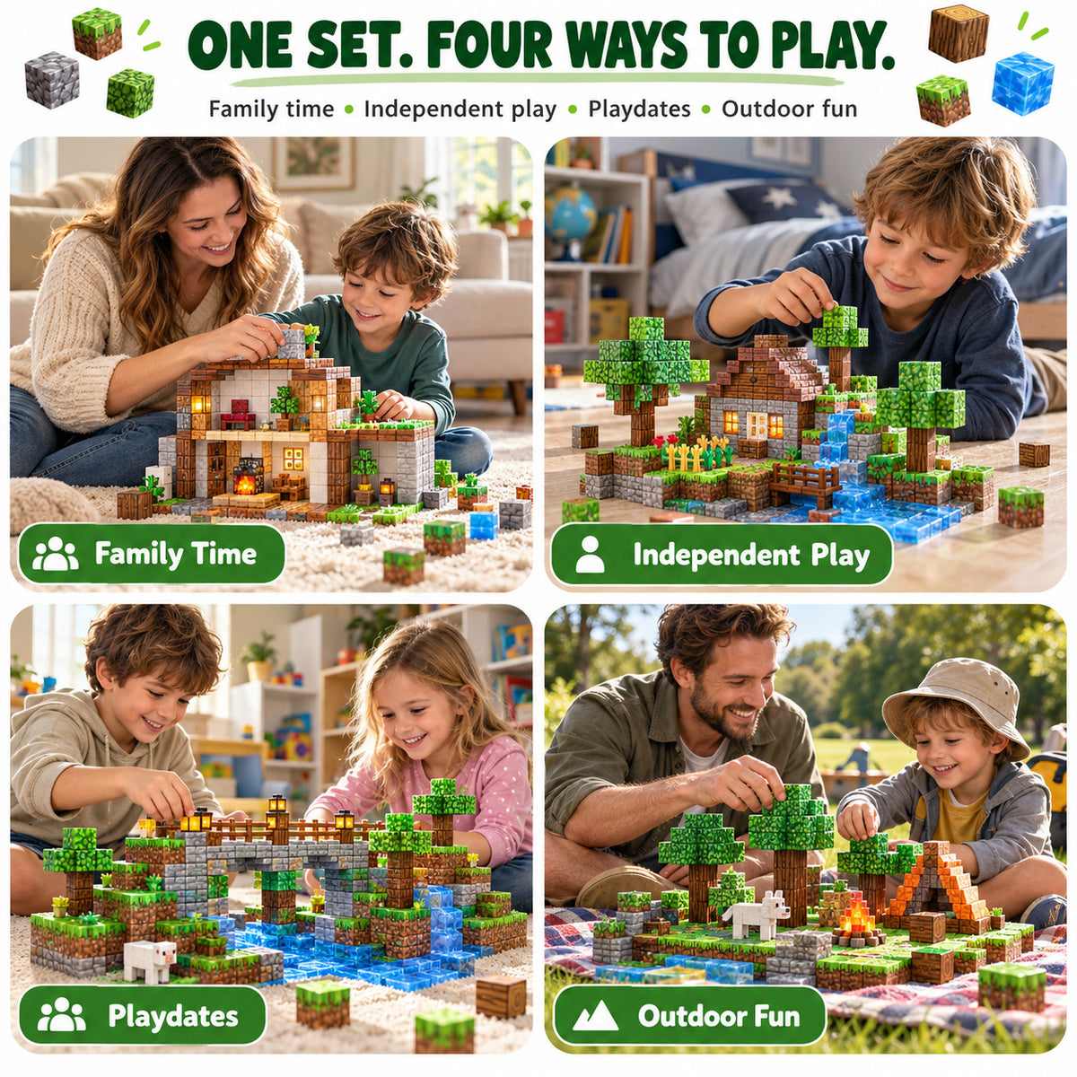 MY World Magnetic Building Blocks – Build Your Own World!