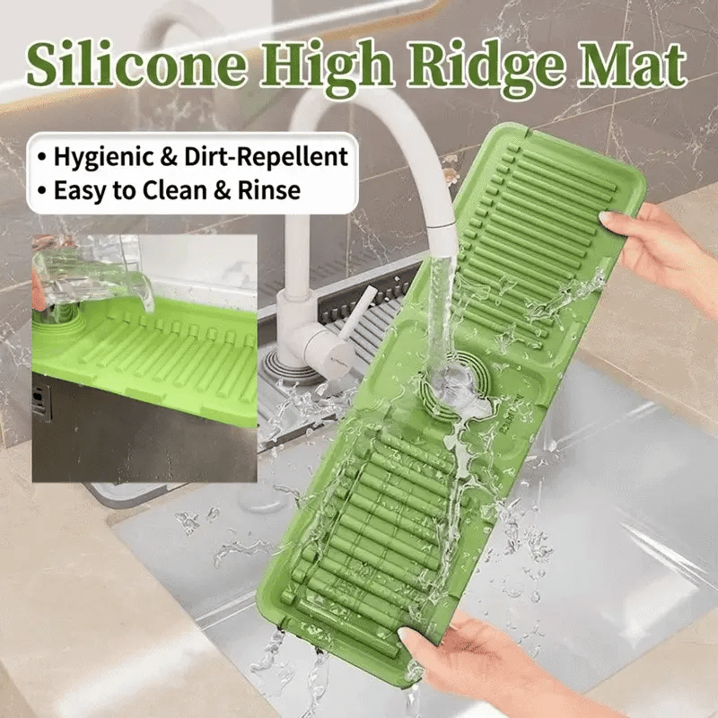 🔥 Hot Sale 50% OFF 🔥Minimalist Auto-Draining Silicone Sink Mat