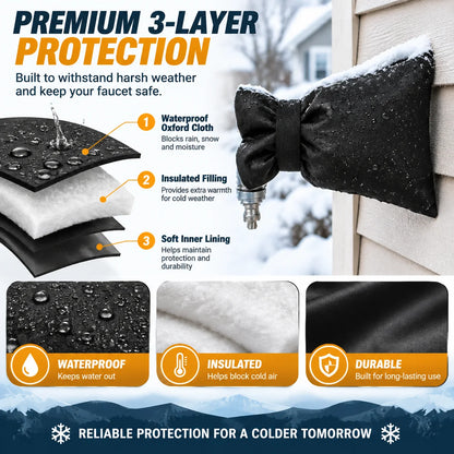 ❄️ Outdoor Faucet Cover  Small Cost. Protection That Matters.