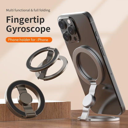 2026 New Magnetic Fidget Phone Stand – 360° Foldable MagSafe Grip, Spinner & Hands-Free Holder