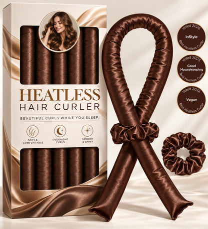 Satin Heatless Curls Overnight Set🍀