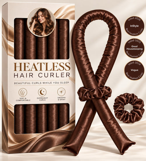 Satin Heatless Curls Overnight Set🍀