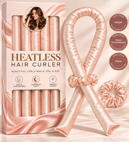 Satin Heatless Curls Overnight Set🍀