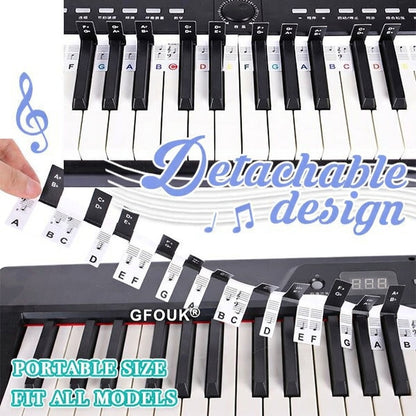 Helloadorn® Detachable Piano Note Guide
