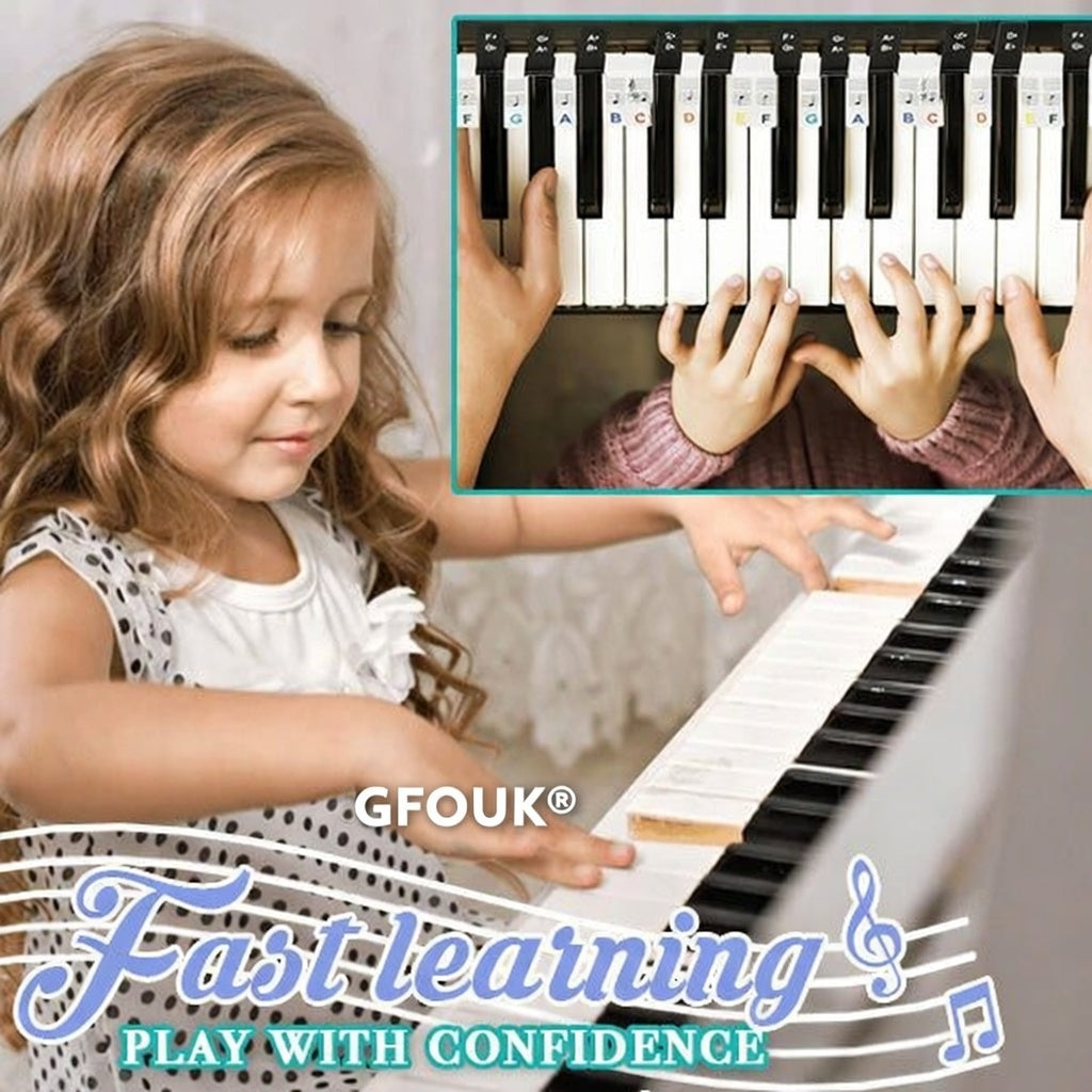 Helloadorn® Detachable Piano Note Guide