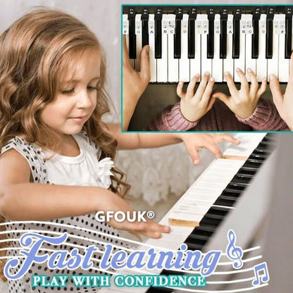 Helloadorn® Detachable Piano Note Guide