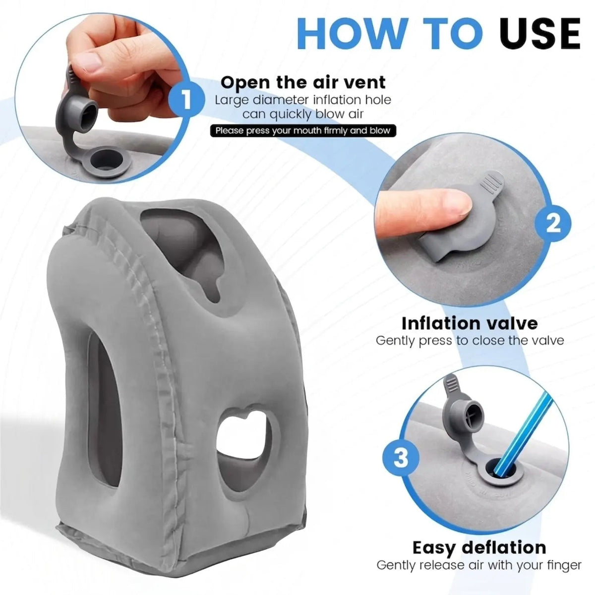 Dlovivo Inflatable Rest Pillow